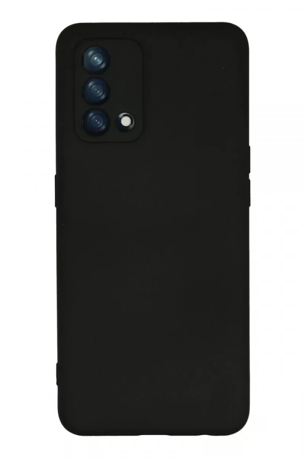 A74 4G Kılıf Nano içi Kadife Silikon - Siyah