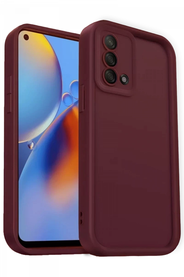 A74 4G Kılıf Viera Silikon - Bordo