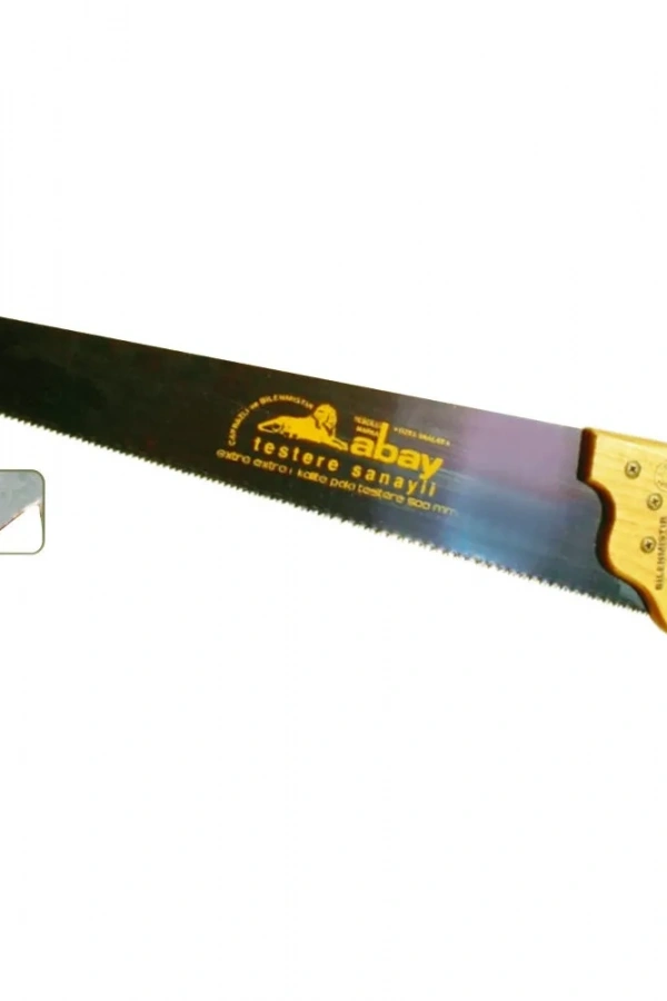 Abay Alçıpan Mavi Çelik Pala Testere 50 cm - Ahşap Sap