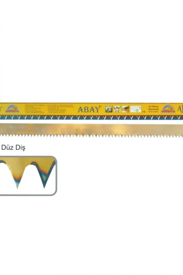 Abay Geniş Kolastar Testere Ağzı - Düz Diş 60 cm