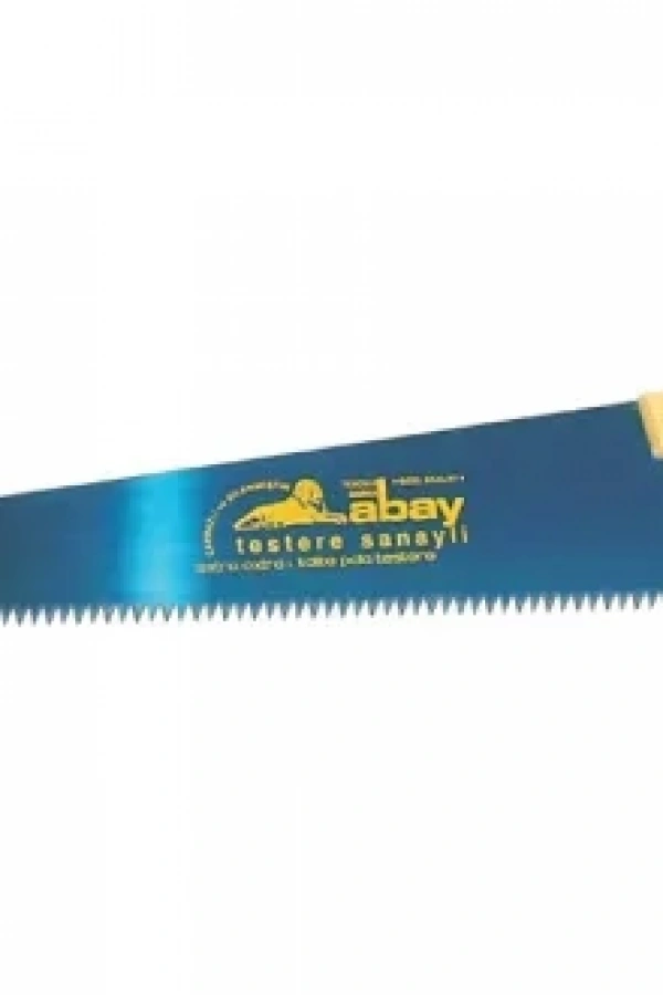 Abay Mavi Çelik Pala Testere 50 cm - Ahşap Sap