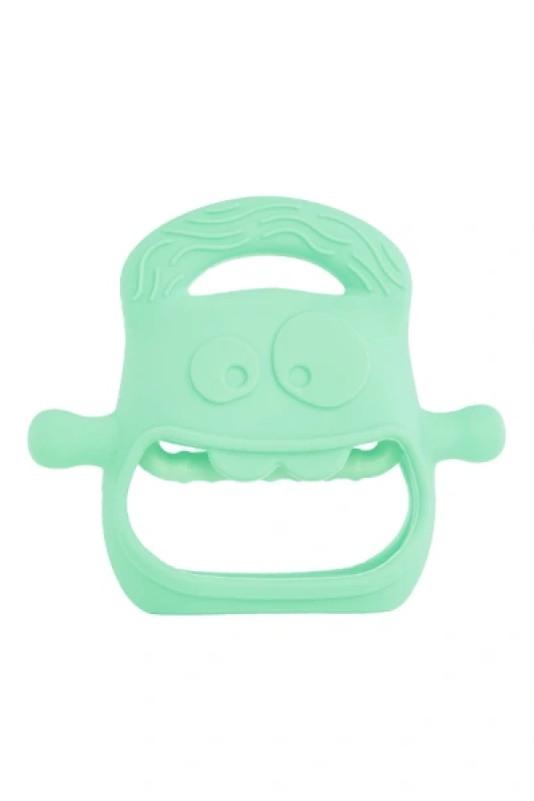 Açık Yeşil Bebek Silikon Diş Kaşıyıcı