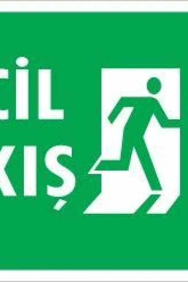 Acil Çıkış Uyarı Levhası 17,5x25 KOD:943
