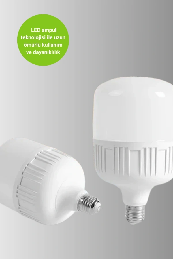 Acil Durumlara Uygun Şarjlı Torch LED Ampul 30 Watt