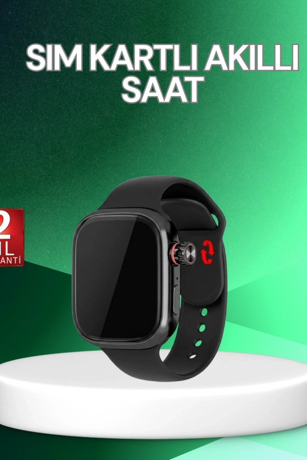 Adımsayar ve Nabız Ölçerli SIM Kartlı Akıllı Saat