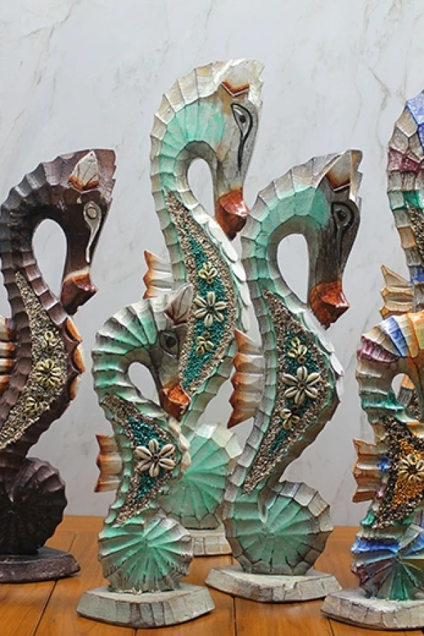 Ahşap 3lü Denizatı Kumlu