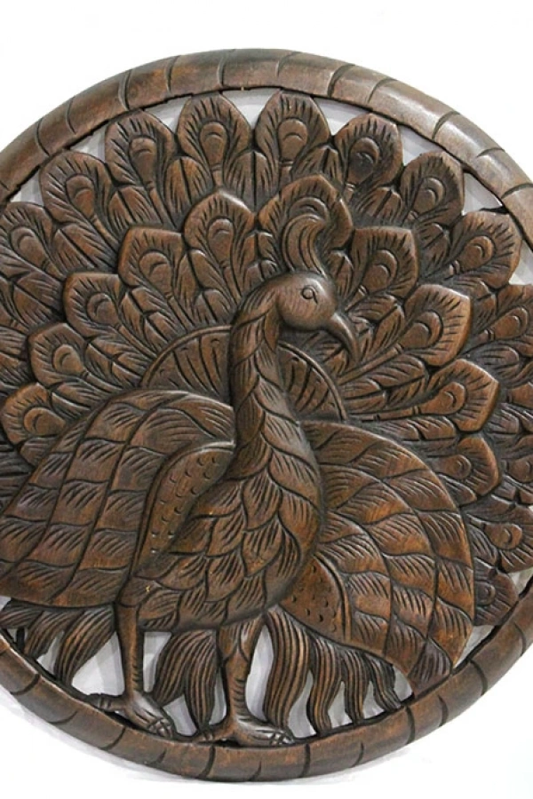 Ahşap Duvara Asmalı El Oyması Pano