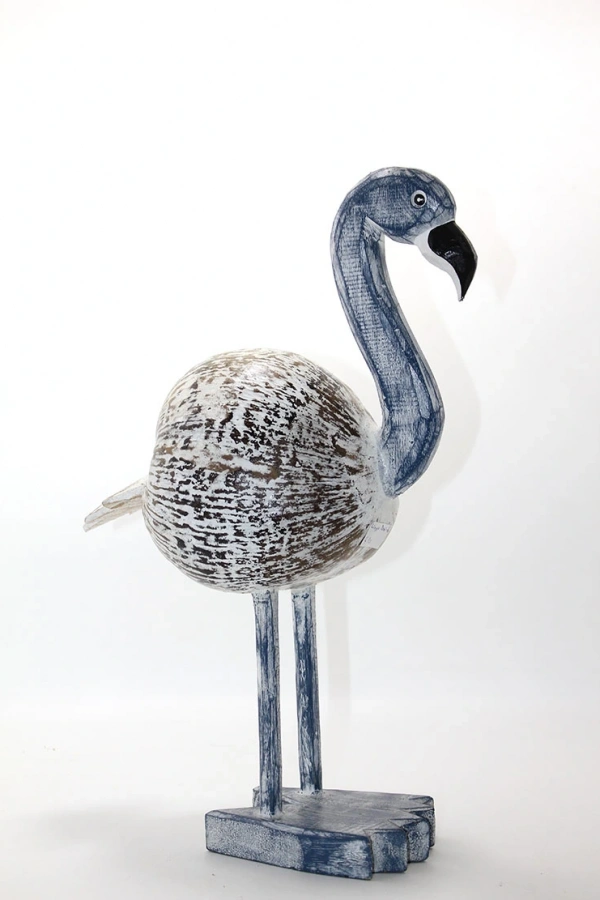 Ahşap Flamingo Figürü