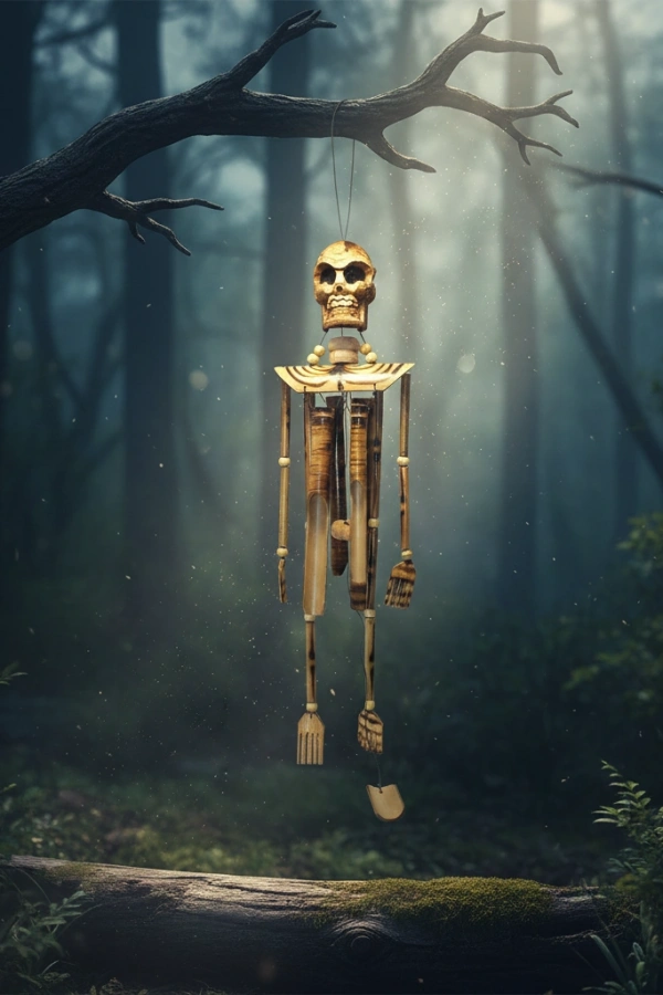 Ahşap İskelet Figürü