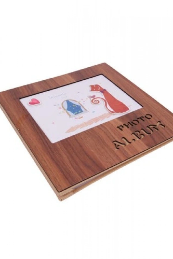 Ahşap Kapaklı Fotoğraf Albümü