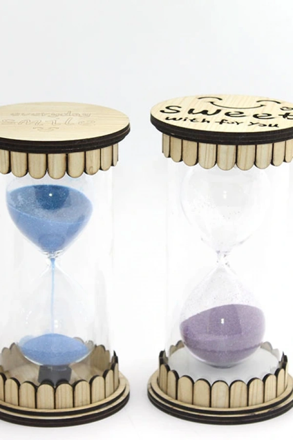 Ahşap Kum Saati Model 2