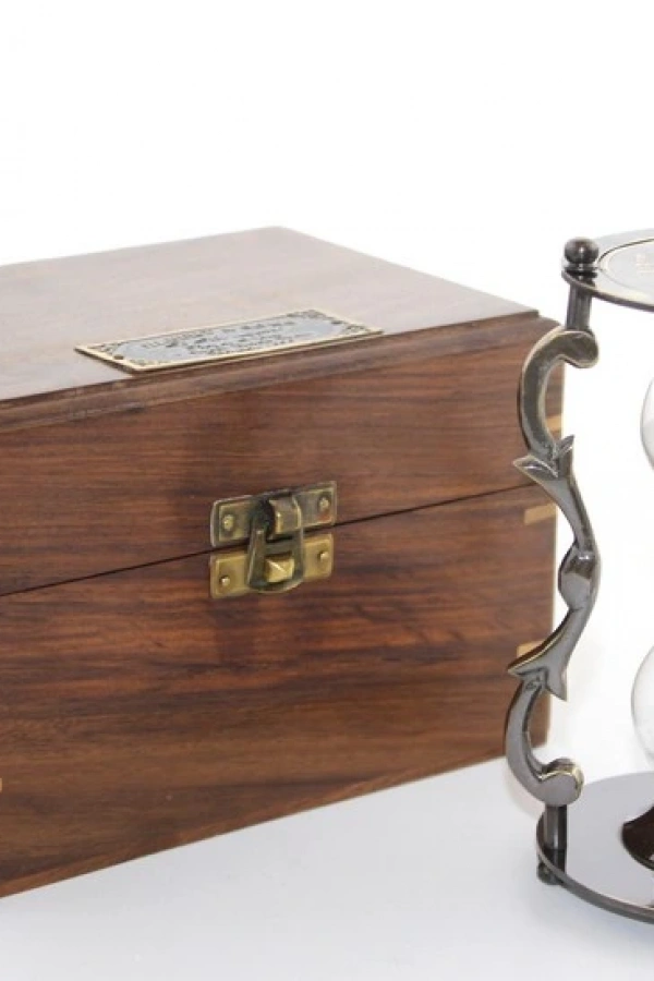 Ahşap Kutulu Pirinç Kum Saati