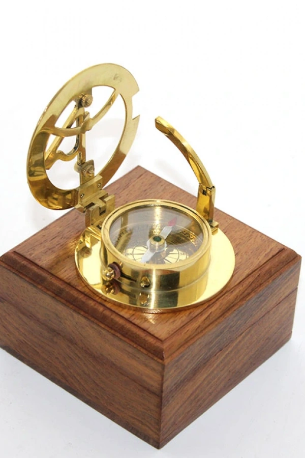 Ahşap Kutulu Pusula Model 10