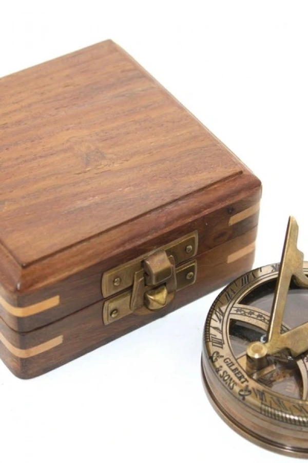 Ahşap Kutulu Pusula Model 7