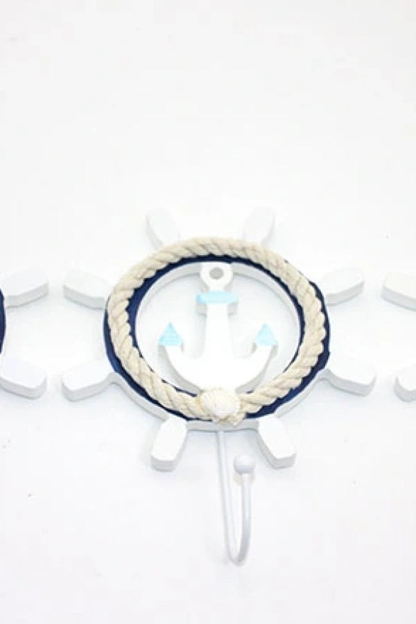 Ahşap Marin Dümenli Askılık