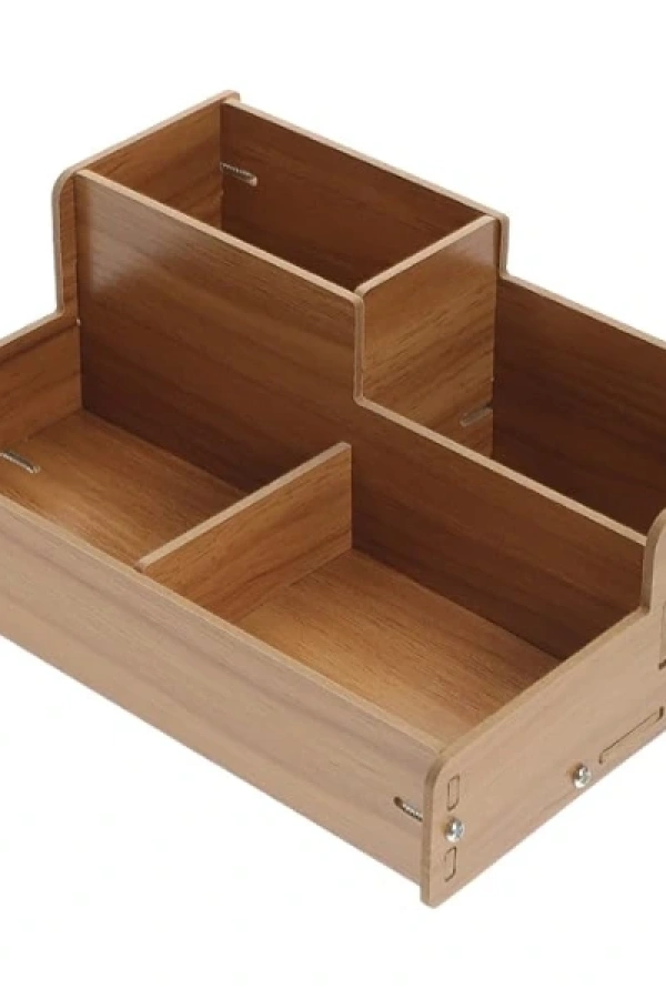 Ahşap Masa Üstü Düzenleyici Kutu