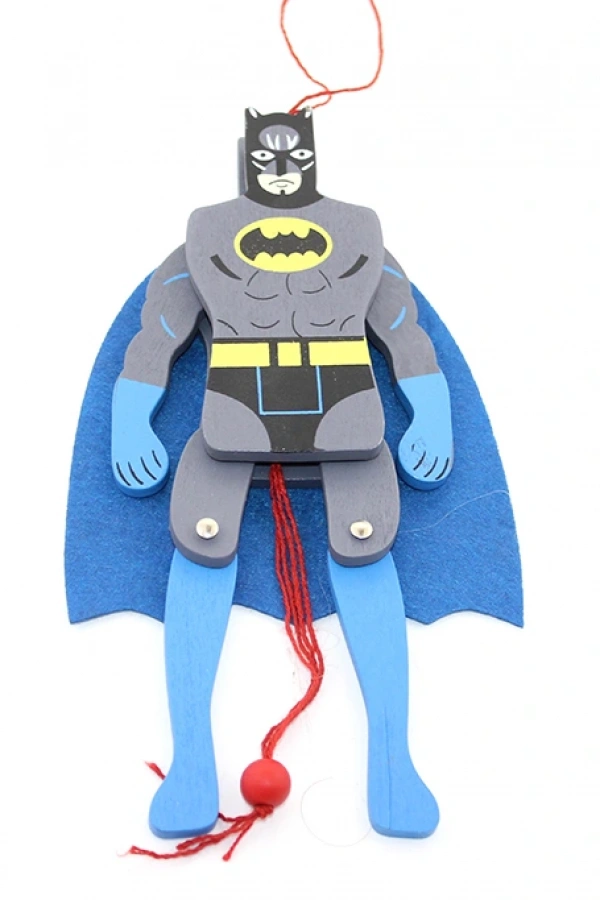 Ahşap Sallanan Batman Figürü