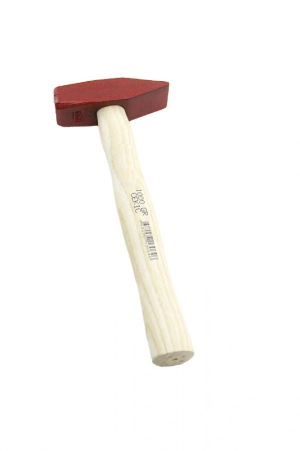 Ahşap Saplı Dövme Çelik Çekiç - 1000 Gram - 30 Cm