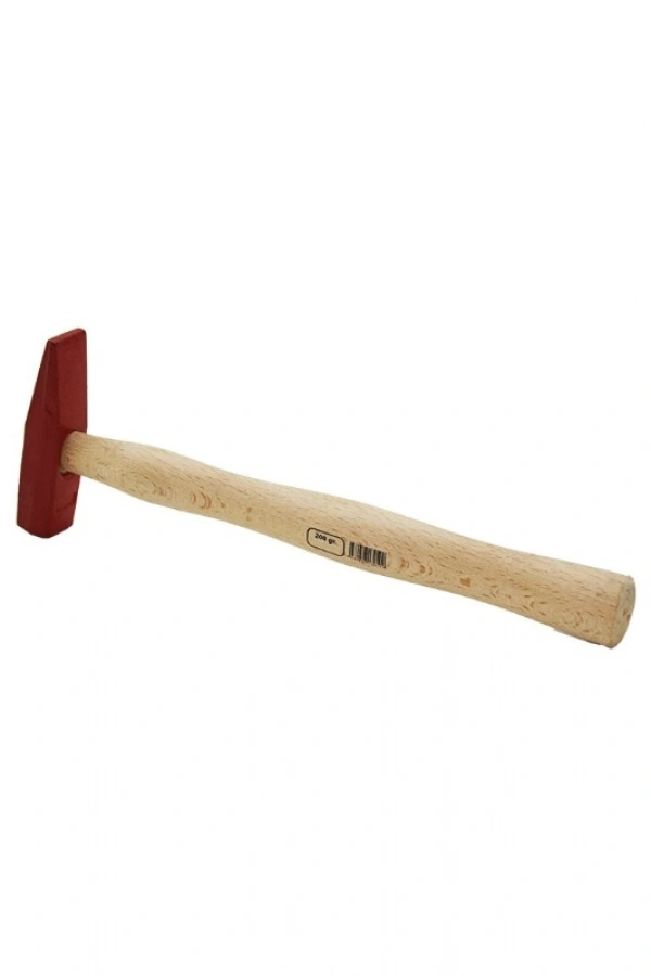 Ahşap Saplı Dövme Çelik Çekiç - 200 Gram - 27 cm