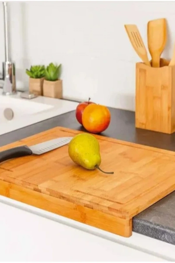 Ahşap Tezgah Üstü Kesme Tahtası Küçük Boy