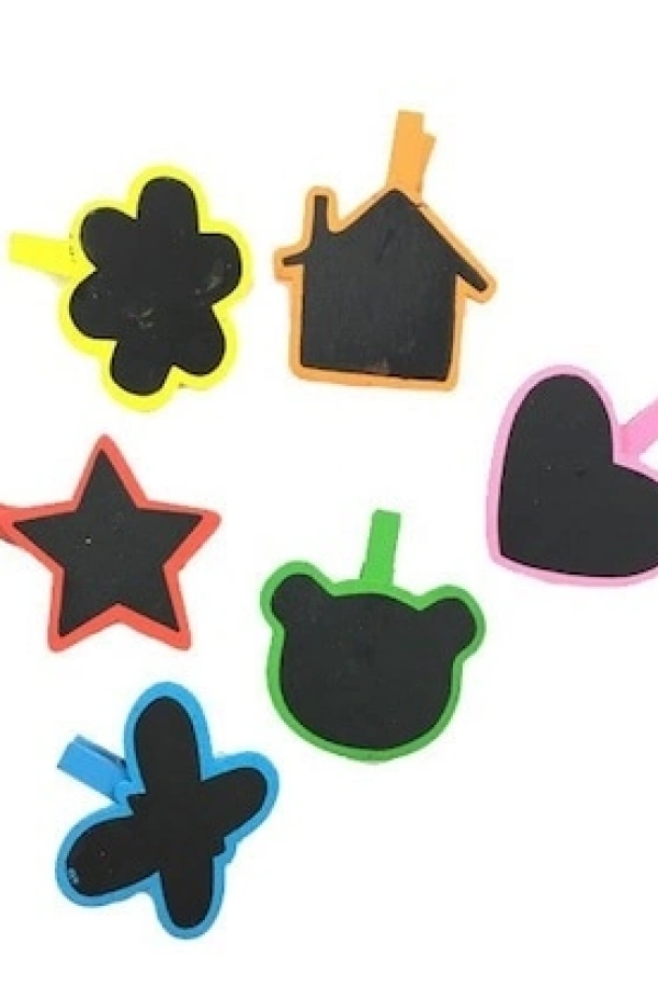 Ahşap Yazı Tahtalı Mandal Seti