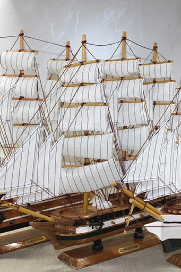 Ahşap Yelken Gemi Model 3