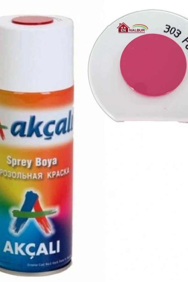 Akçalı Sprey Boya 400 ml 303 Fuşya