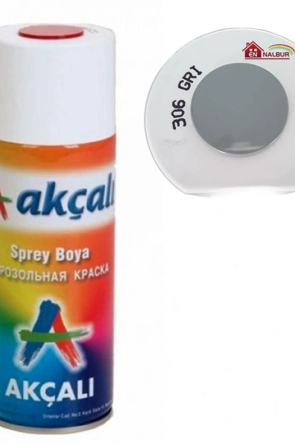 Akçalı Sprey Boya 400 ml 306 Gri