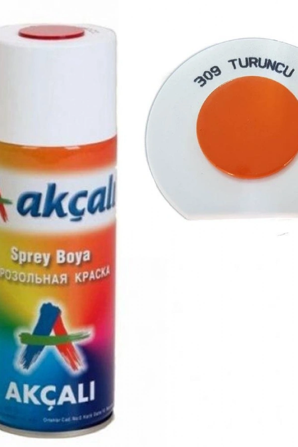 Akçalı Sprey Boya 400 ml 309 Turuncu