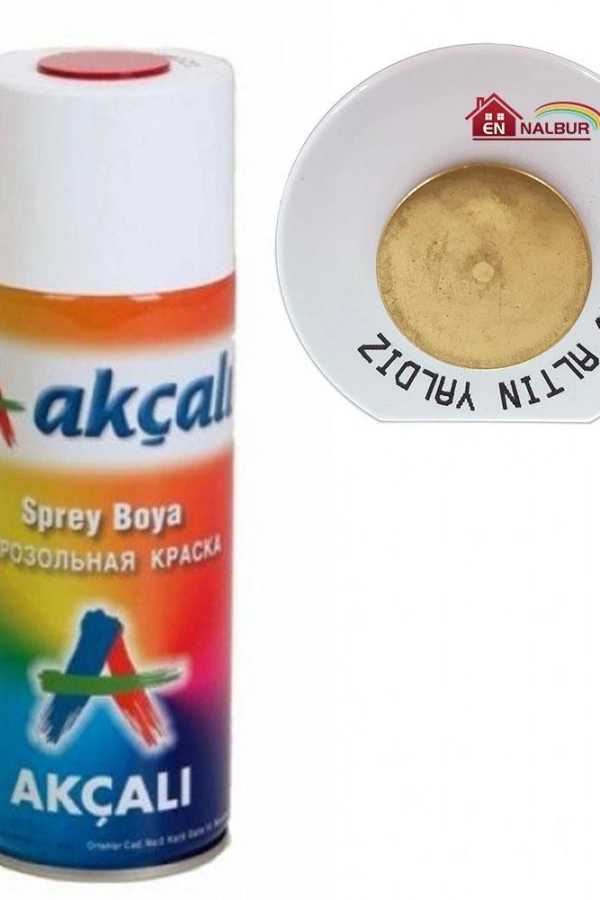 Akçalı Sprey Boya 400 ml 310 Altın Yaldız