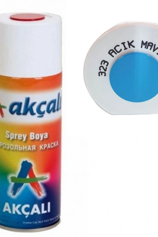 Akçalı Sprey Boya 400 ml 323 Açık Mavi