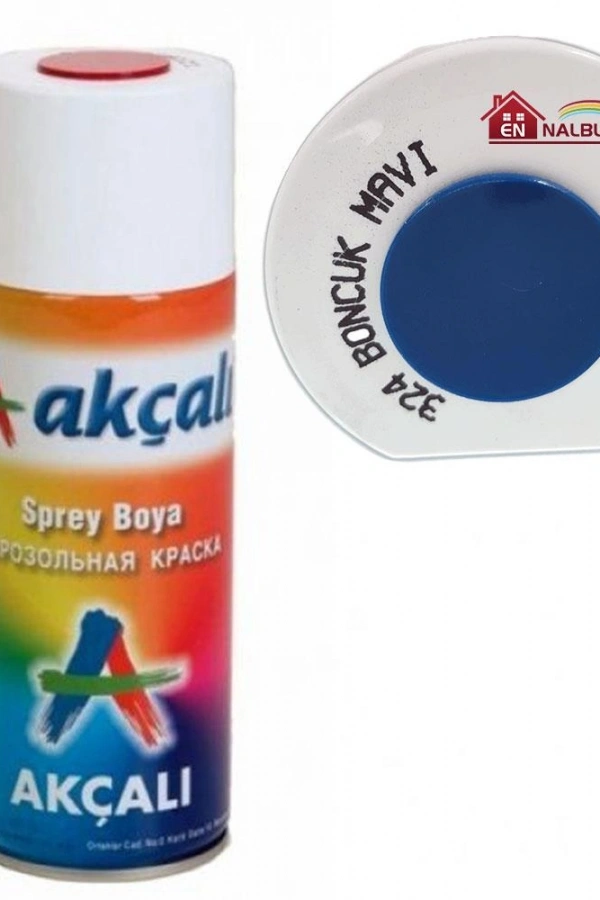Akçalı Sprey Boya 400 ml 324 Boncuk Mavi