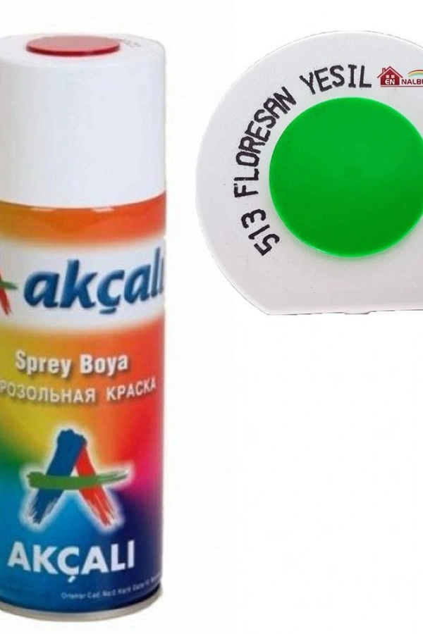 Akçalı Sprey Boya 400 ml 513 Florasan Yeşil
