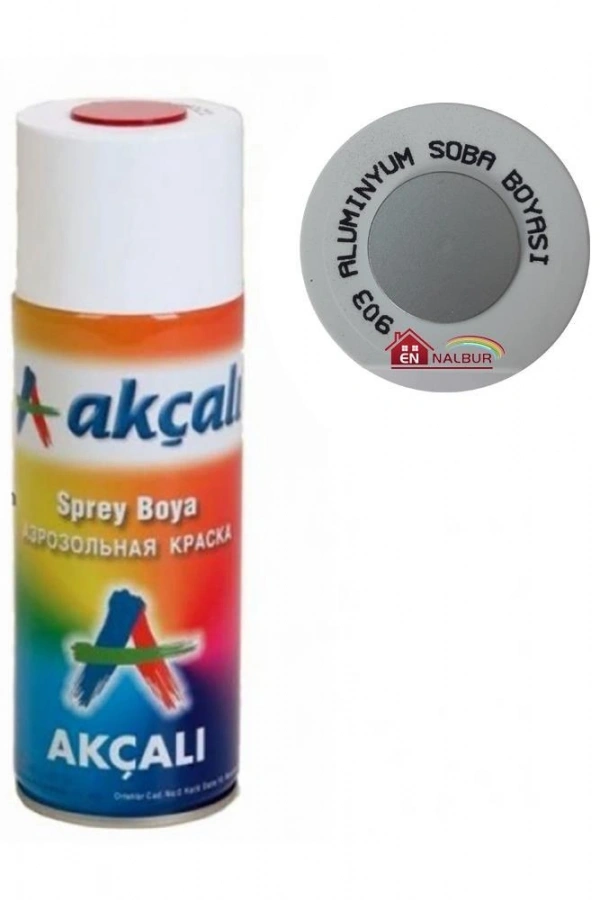 Akçalı Sprey Boya 400 ml 903 Alüminyum Soba Boyası