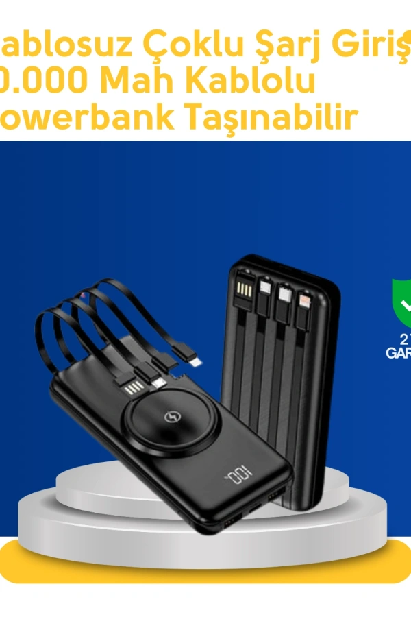 Akıllı Koruma Sistemli Powerbank – Hızlı, Güvenli ve Modern
