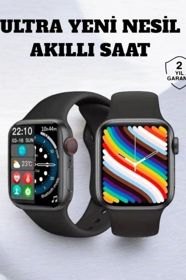 Akıllı Saat iOS ve Android ile Uyumlu Şık ve Çok Fonksiyonlu