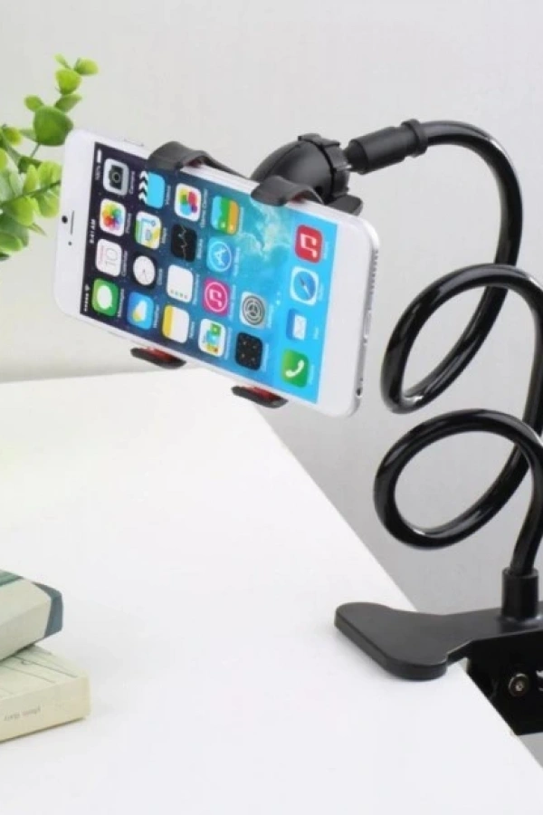 Akrobat Telefon Tutucu Oynar Başlıklı (SİYAH) (KUTUSUZ)