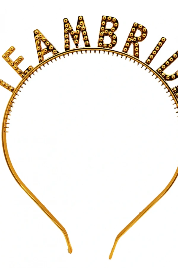 Altın Renk Team Bride Taç – Gelin ve Nedime Tacı