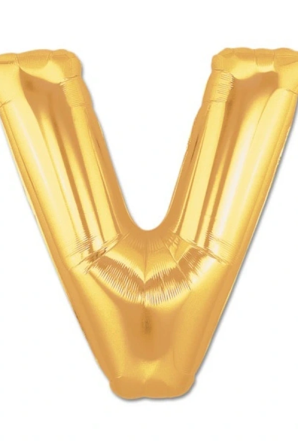 Altın Sarısı Folyo Harf Balon 1 Metre