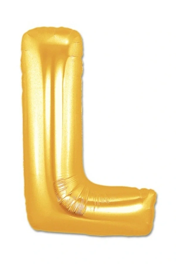 Altın Sarısı Folyo Harf Balon 1 Metre