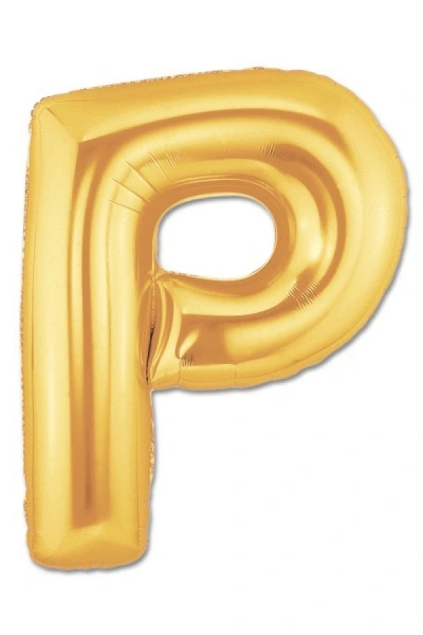 Altın Sarısı Folyo Harf Balon 1 Metre