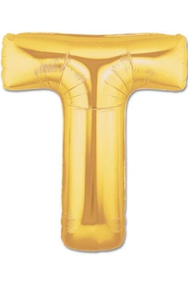 Altın Sarısı Folyo Harf Balon 1 Metre