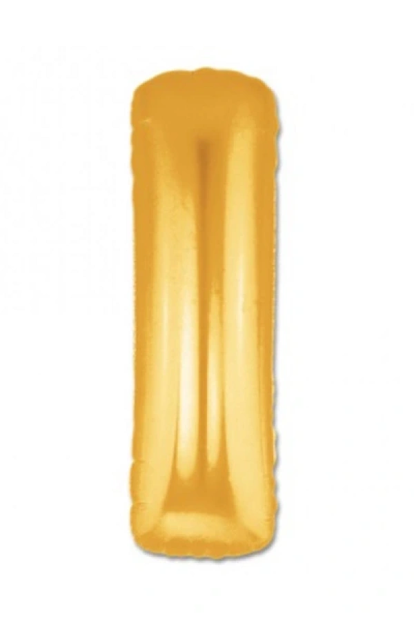 Altın Sarısı Folyo Harf Balon 1 Metre