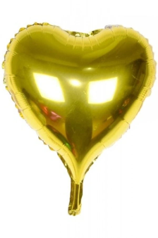 Altın Sarısı Uçan Folyo Balon 80 Cm.