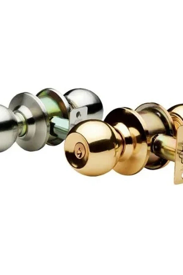 Amerikan Kapı İçin - Topuzlu Otel Tipi Kilit - Saten