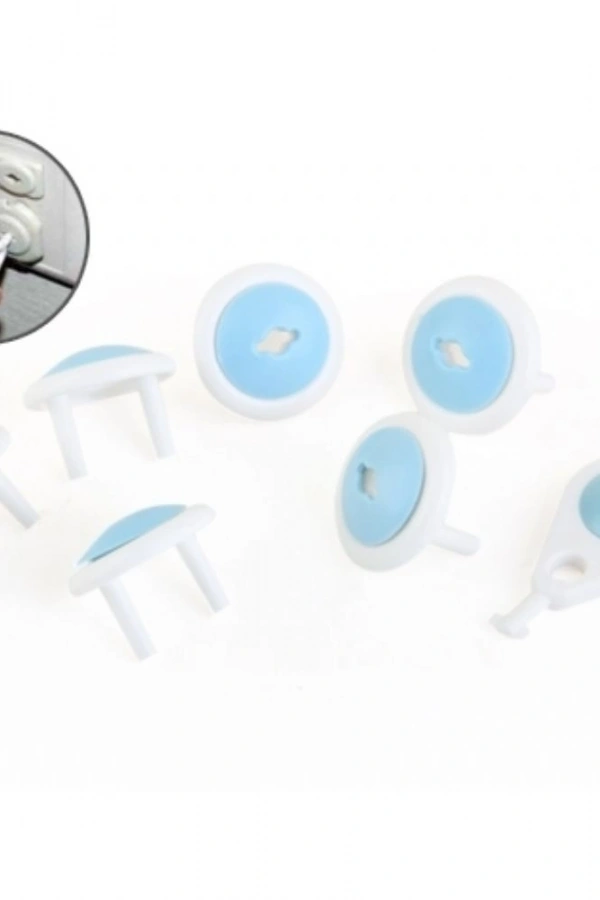 Anahtarlı Çocuk Koruma Priz Kilidi 6 Adet