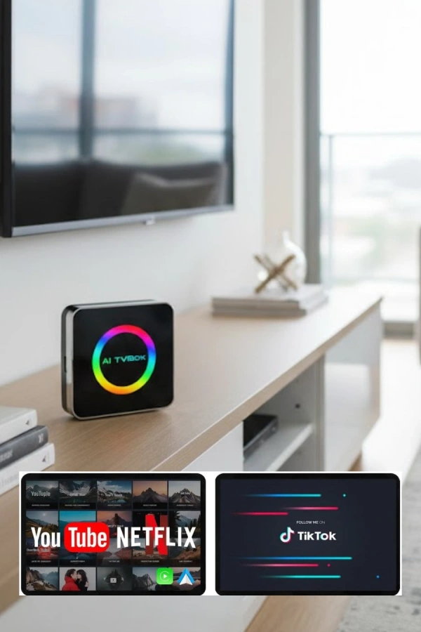 Android Auto CarPlay Kablosuz Bağlantı Sağlayan Araç Adaptörü