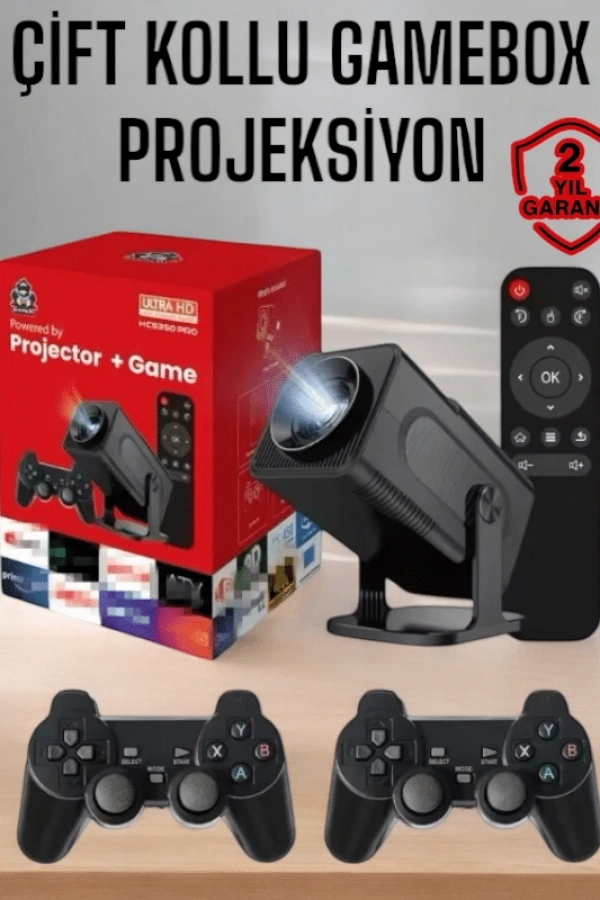 Android Projeksiyon ve Çift Kollu Game Box