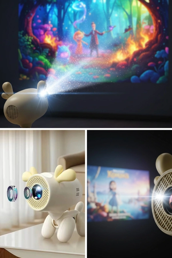 Android Sistemli 4K Projeksiyon 36W Dolby Sesli