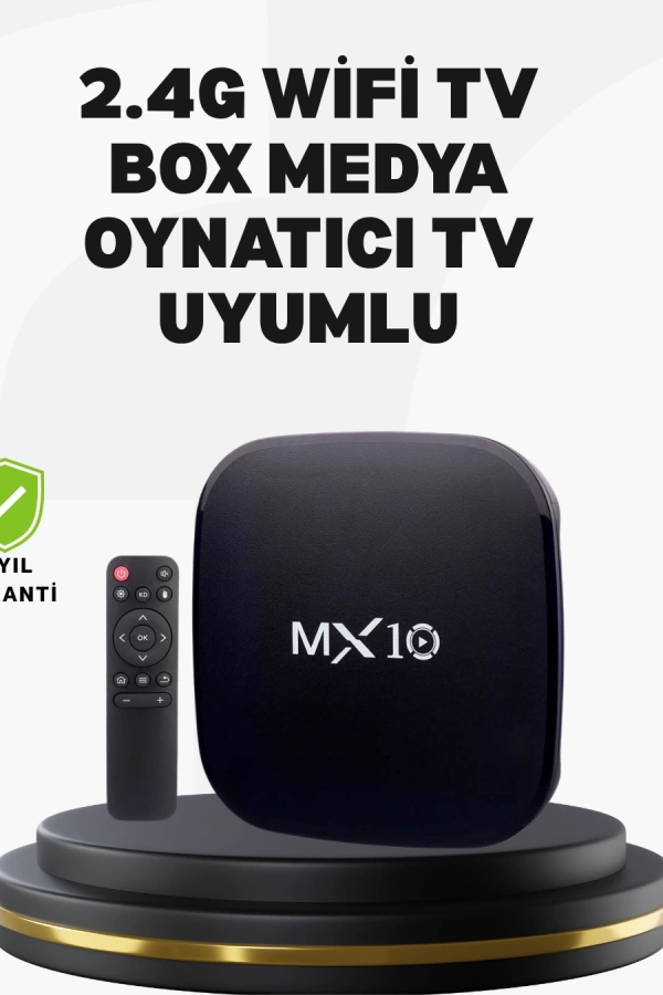 Android Tabanlı Akıllı Medya Oynatıcı – 4 Çekirdekli İşlemci, Ekran Yansıtmalı
